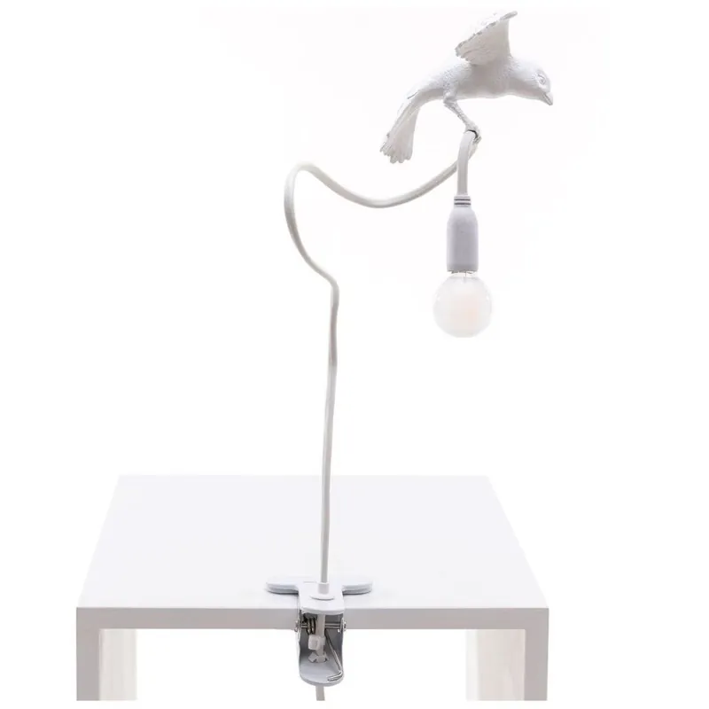 Lampka biurkowa SPARROW CRUISING 100 cm, biała, Seletti Szybka dostawa