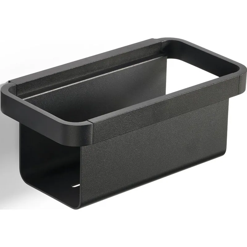 Szybka dostawa Półka pod prysznic RIM 22 cm, głęboka, czarna, aluminiowa, Zone Denmark