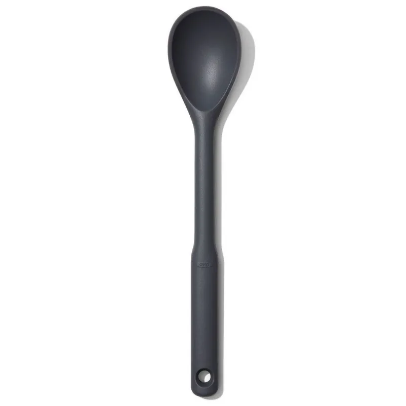 Łyżka GOOD GRIPS 32 cm, szara, silikonowaowy, OXO Łatwy zwrot