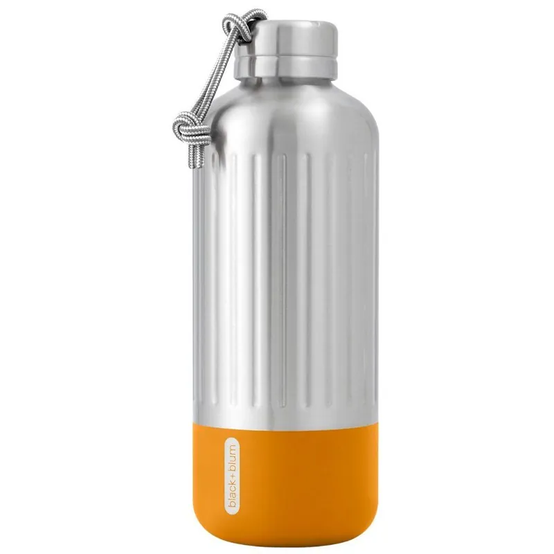 Kup online Butelka na wodę EXPLORER 850 ml, pomarańczowa, stal nierdzewna, Black+Blum