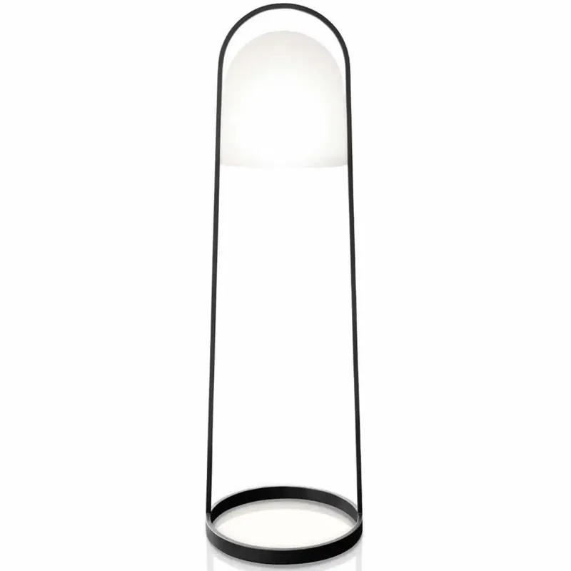 Bezpieczne zakupy Solarny lampion ogrodowy SUNLIGHT 100 cm, czarny, stalowy, Eva Solo