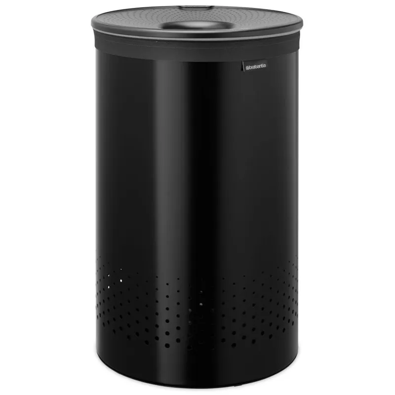 Promocja Kosz na pranie 60 l, czarny mat, stalowy, Brabantia