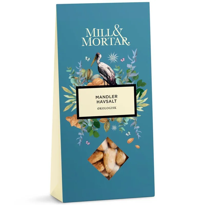 Super okazja Organiczne migdały GUARA 100 g, sól morska, Mill & Mortar
