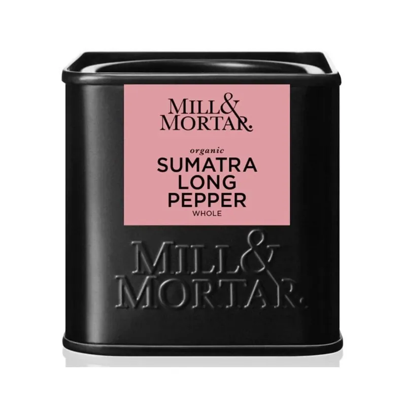 Zamów teraz Ekologiczny pieprz długi SUMATRA 40 g, całe ziarenka, Mill & Mortar