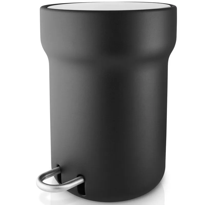 Oferta limitowana Kosz łazienkowy CITADEL 5 l, czarny, plastikowy / stal nierdzewna, Eva Solo