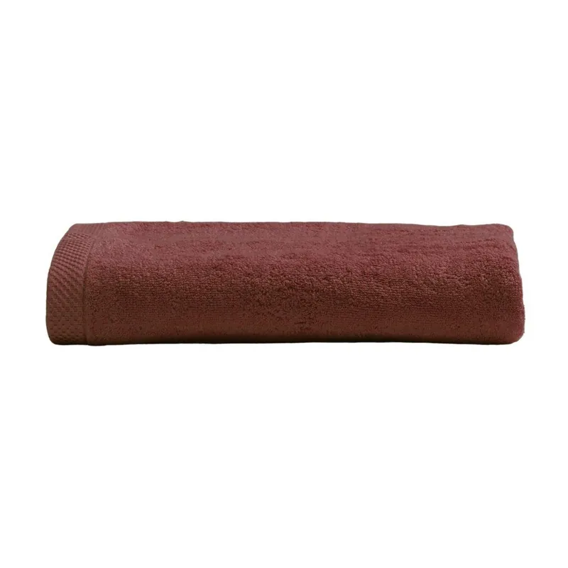 Ograniczona ilość Ręcznik kąpielowy FLORENCE 70 x 140 cm, bordowy, bawełna, Clarysse