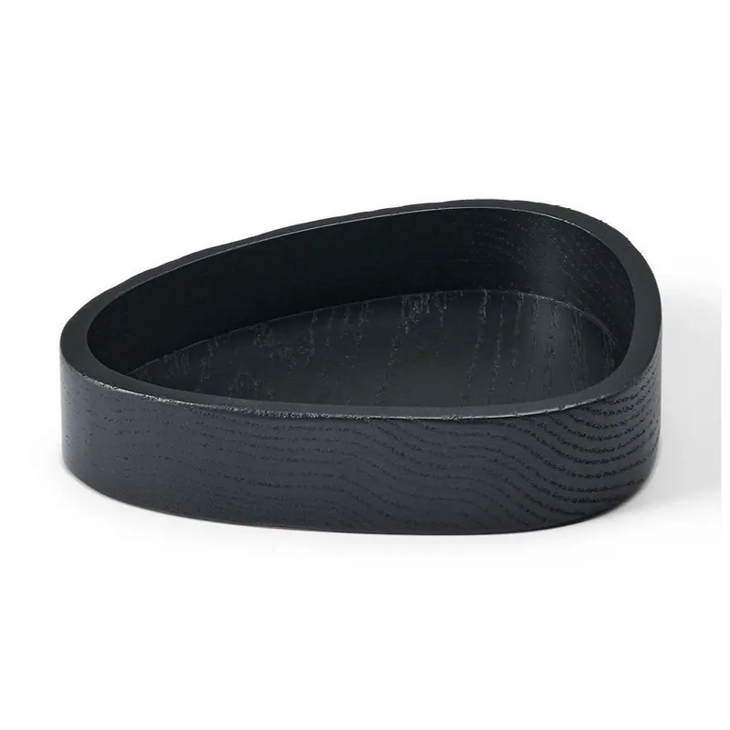 Tacka na drobiazgi WOOD BOX 14 cm, czarny, drewno, LIND DNA Darmowa dostawa
