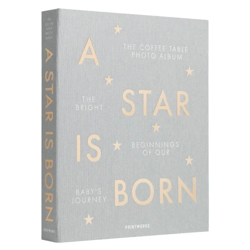 Album na zdjęcia A STAR IS BORN, szary, Printworks Darmowy zwrot