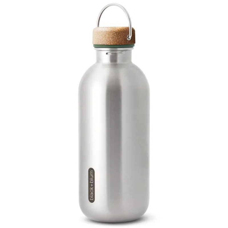 Butelka na wodę 600 ml, oliwkowy, stal nierdzewna, Black+Blum Dostępne od ręki