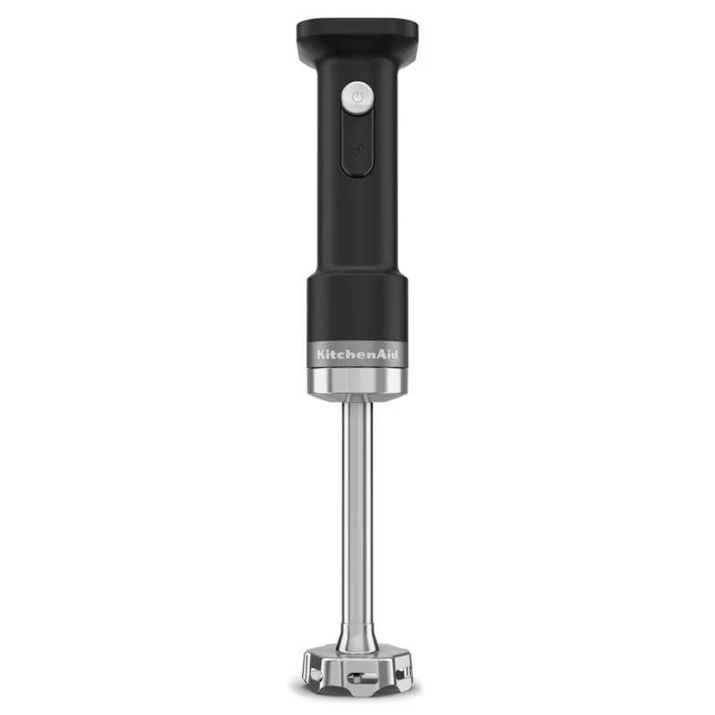Blender ręczny 5KHBRV00, bezprzewodowy, bez baterii, matowy czarny, KitchenAid Nowy