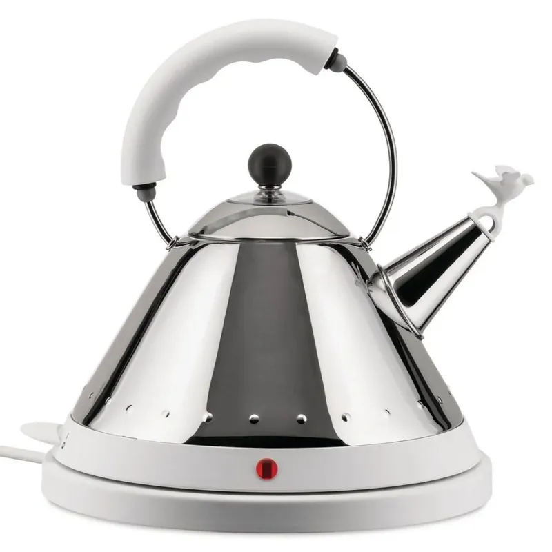 Oferta czasowa Czajnik elektryczny MG32 1,5 l, srebrny / biały, stal nierdzewna, Alessi