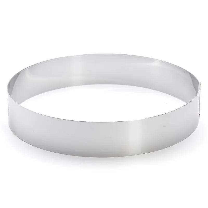 Promocja Okrągła rama do pieczenia 24 x 4,5 cm, stal nierdzewna, de Buyer