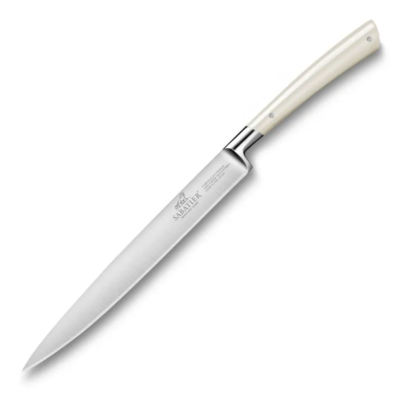 Rabat Nóż do filetowania EDONIST 18 cm, nity ze stali nierdzewnej, biały, Lion Sabatier