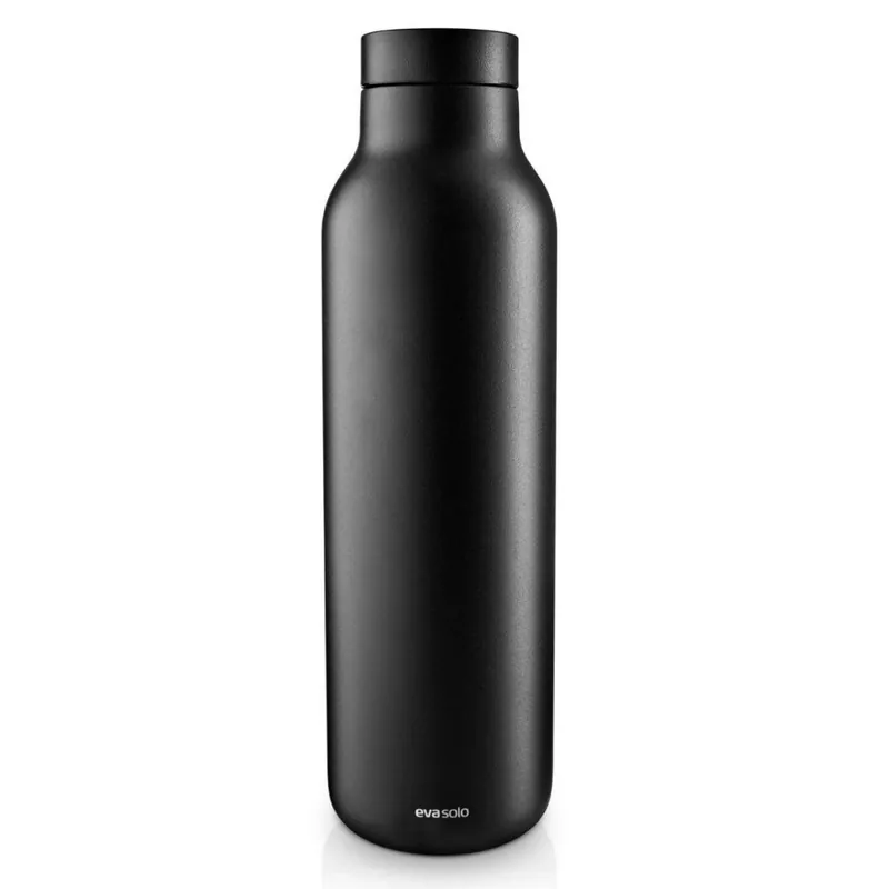 Łatwy zwrot Butelka termiczna URBAN 700 ml, czarny, stal nierdzewna, Eva Solo
