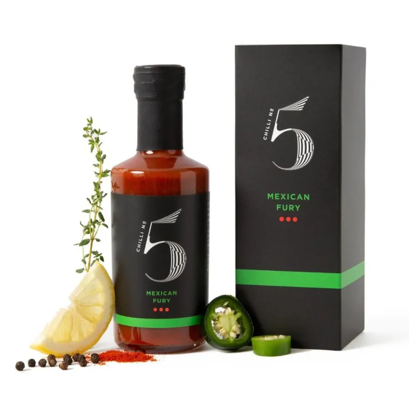 Oferta limitowana Sos chili gourmet MEXICAN FURY 200 ml, Chilli No5
