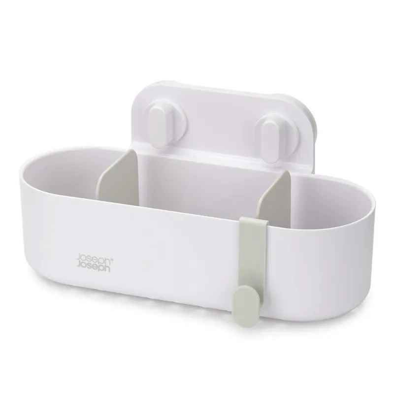 Półka pod prysznic DUO 70571 27 x 13 cm, biały, plastikowy, Joseph Joseph Premium