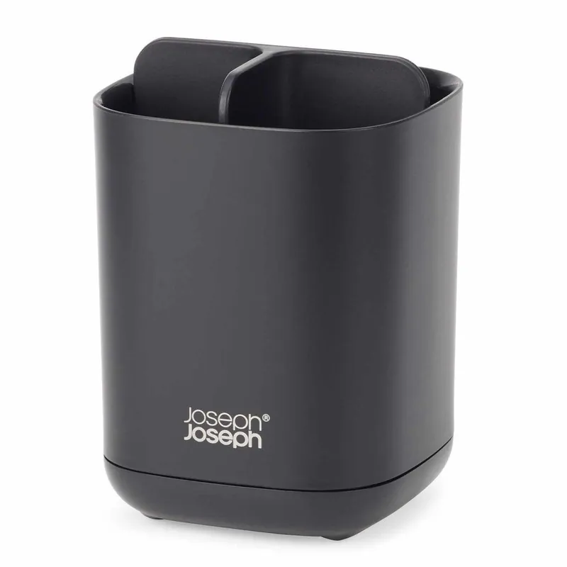 Kubek na szczoteczki do zębów EASYSTORE 70598 13 cm, czarny, plastikowy, Joseph Joseph Dostępne od ręki