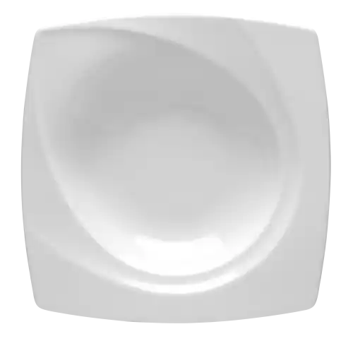 Łatwy zwrot LUBIANA CELEBRATION Talerz Obiadowy Głęboki Do Zupy 1 Szt. Porcelana Biały