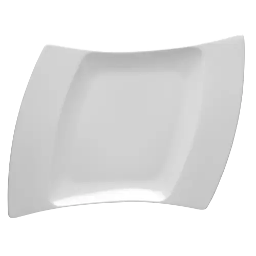 Oferta LUBIANA WING Talerz Obiadowy Płytki 1 Szt. Porcelanowy 23 cm Biały