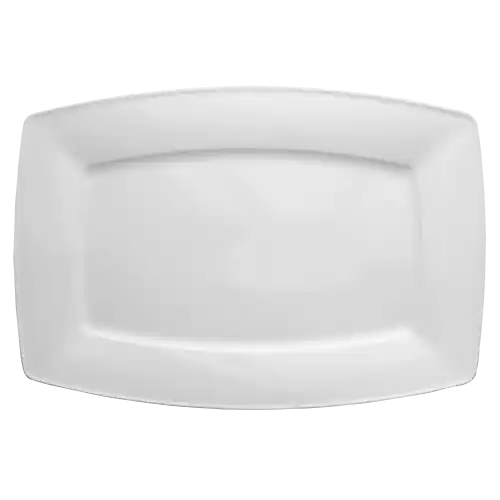 Super okazja LUBIANA VICTORIA Półmisek Prostokątny Na Przekąski 38 cm Biały Porcelana