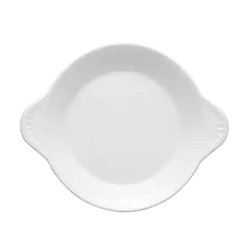 LUBIANA AMERYKA Półmisek Okrągły Na Przekąski 23,5 cm Biały Porcelana Biała Wybór klientów
