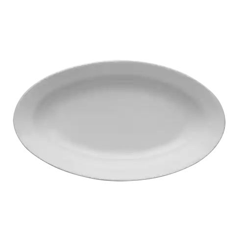 Kup teraz LUBIANA KASZUB/HEL Półmisek Owalny Na Przekąski 17 cm Biały Porcelana Biała