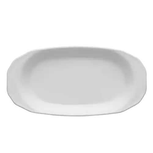 LUBIANA MERKURY Półmisek Owalny Na Przekąski 21,5 cm Biały Porcelana Biała Zamów teraz