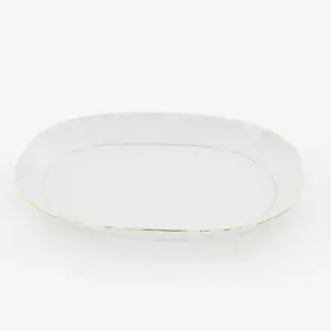 Oferta limitowana Półmisek owalny 29 cm Rococo Złota Linia Ćmielów