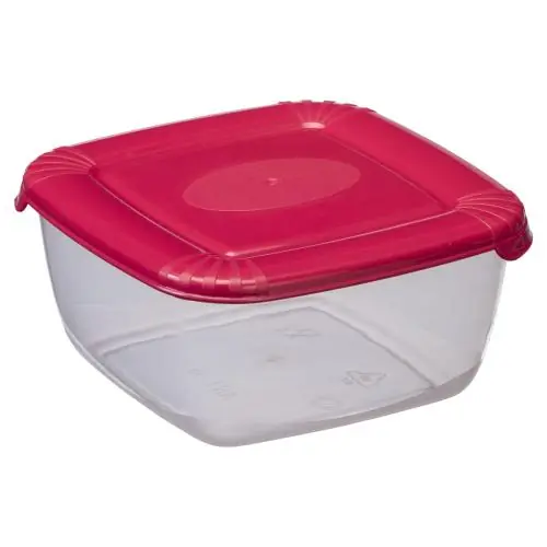 Nowość Pojemnik na żywność 460 ml Polar Czerwony Plast Team