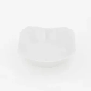 Premium Salaterka kwadratowa Rococo Biały Ćmielów 24 cm
