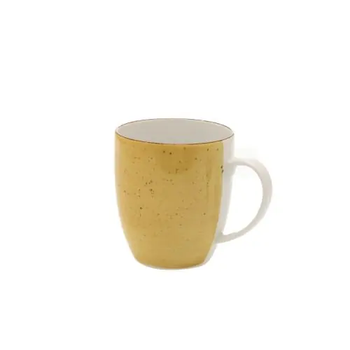 LUBIANA BOSS Kubek Do Kawy Herbaty Porcelanowy RĘCZNIE MALOWANY 380 ml Szybka dostawa