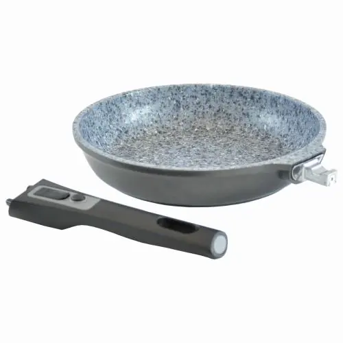 Patelnia Roche 28 cm granitowa z odpinaną rączką Konighoffer Ostatnie sztuki