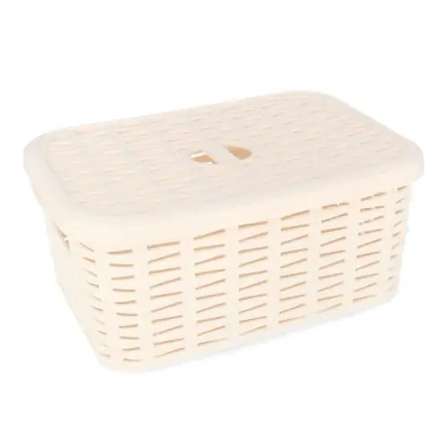 Koszyk Rattan Kremowy Ucsan 6 l Łatwy zwrot
