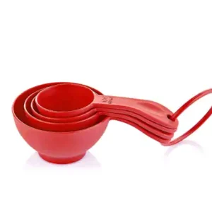 Ostatnia szansa Miarki kuchenne 4 szt. Czerwony Lux Plastik
