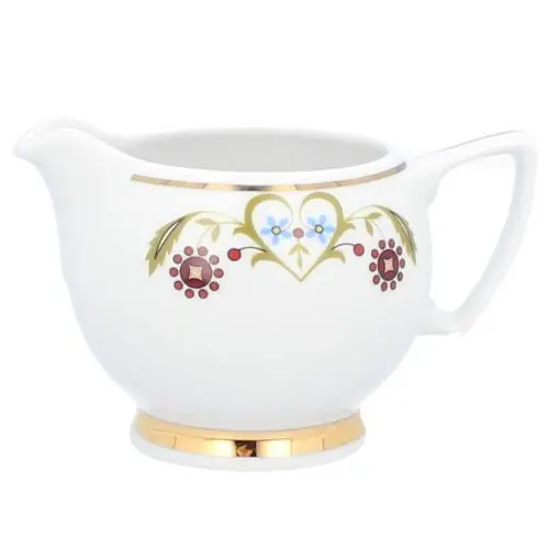 LUBIANA AMBASADOR Dzbanek mlecznik porcelanowy motyw kaszubski 150 ml Darmowy zwrot