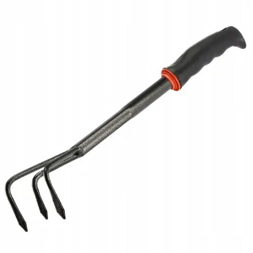 Grabki ogrodowe do spulchniania gleby stal Solid 34,5 cm Rabat
