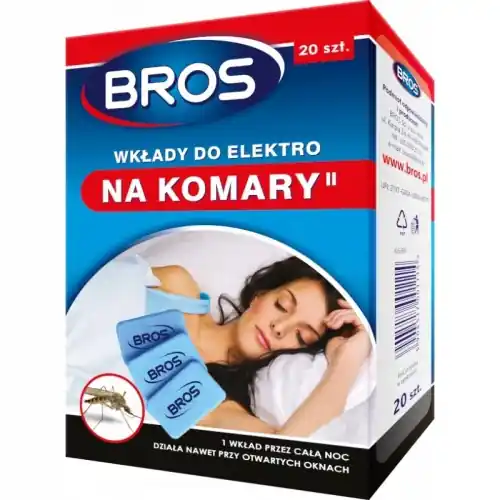 Darmowy zwrot Wkłady na komary do Elektro 20 szt.