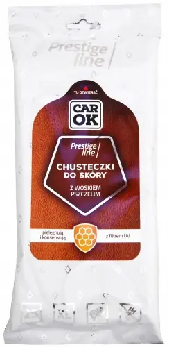 Chusteczki do czyszczenia skóry samochodowej Nowość
