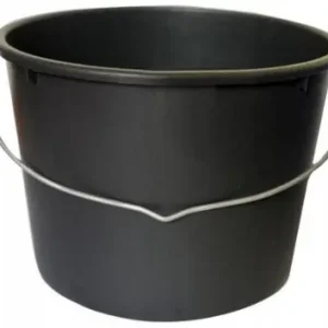 Wiadro budowlane gospodarcze plastikowe 12l czarne Ostatnie sztuki