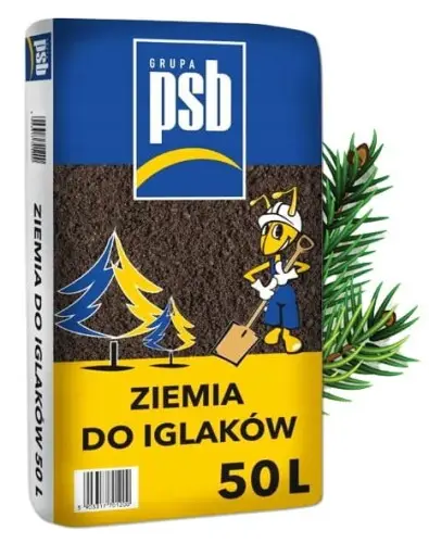 Ziemia do iglaków z nawozem PSB 50 l Bestseller