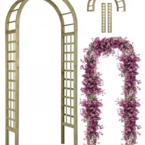 Pergola ogrodowa drewniana Róża 90x220 cm Promocja