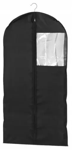 Pokrowiec na ubrania czarny 135x60cm Pablo Do wyczerpania zapasów