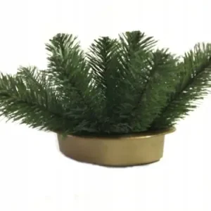 Podkład sztuczny pod stroik na cmentarz zielony łódka 29 cm Popularny