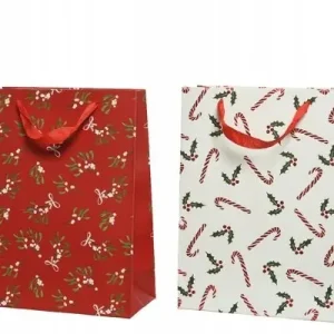 Tylko dziś Torebka na prezenty papierowa świąteczny wzór 42 cm