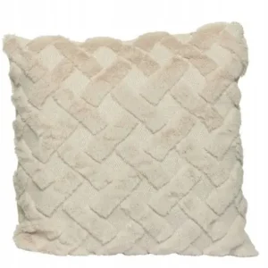 Oferta czasowa Poduszka dekoracyjna miękka odcienie beżu 43x43 cm