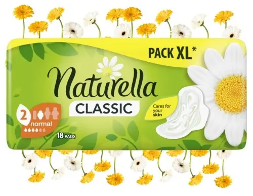 Naturella Classic podpaski ze skrzydełkami 18 szt. Wysoka jakość