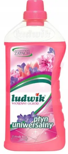 Nowy Płyn do mycia uniwersalny Ludwik 1 l zapach Wiosenny Ogród