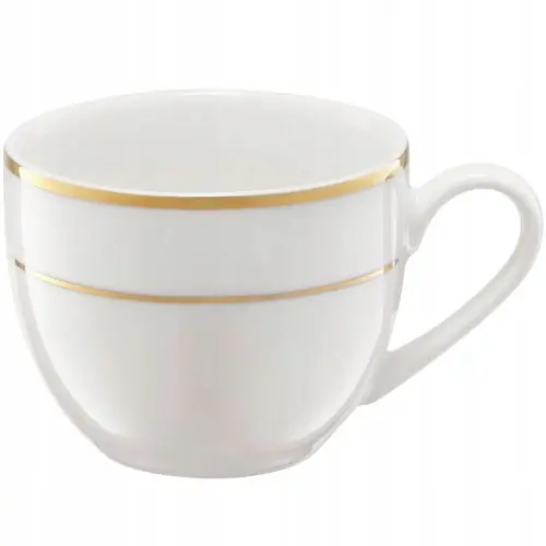 Ostatnia szansa Ambition Filiżanka porcelanowa z uchwytem biała 220ml