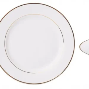 Ambition Talerz deserowy okrągły porcelanowy biały 16 cm Oferta czasowa