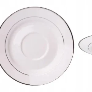 Ambition Spodek pod filiżankę porcelanowy biały 15,5 cm Tylko dziś